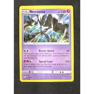 Necrozma Basic 101/236 เนครอสมา Pokemon Card (Normal) ภาษาอังกฤษ