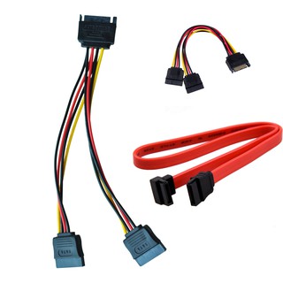 สายเคเบิ้ลอะแดปเตอร์สายเคเบิ้ล 6 In Sata Power Y Splitter - M / F ( Power Cable )