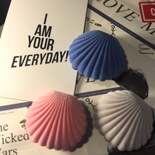 Sea shell pastel accessoy box