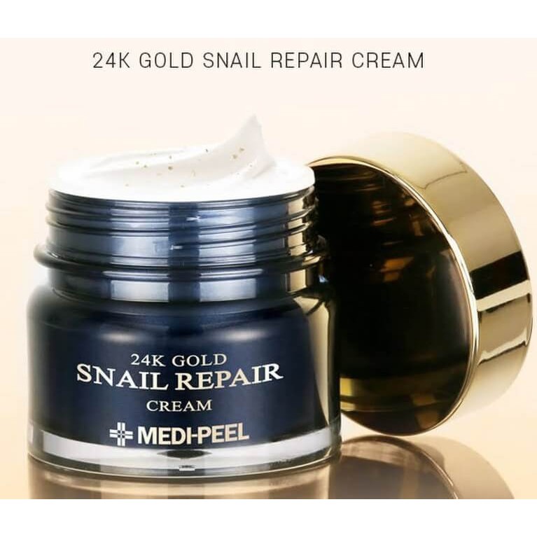 🐌🥇 ครีมหอยทาก MEDI-PEEL 24K Gold Snail Repair Creams 50g 🐌🥇 | Shopee  Thailand