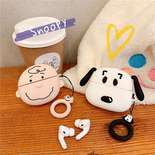 เคสหูฟังซิลิโคน ลายการ์ตูน Snoopy Charlie น่ารัก สําหรับ AirPods Pro Generation