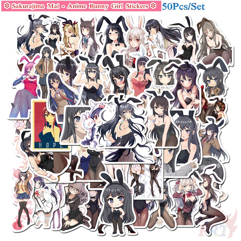 Sakurajima Mai - Series 01 Anime Bunny Girl สติ๊กเกอร์ 50Pcs/Set DIY Fashion Doodle Decals สติ๊กเกอร์