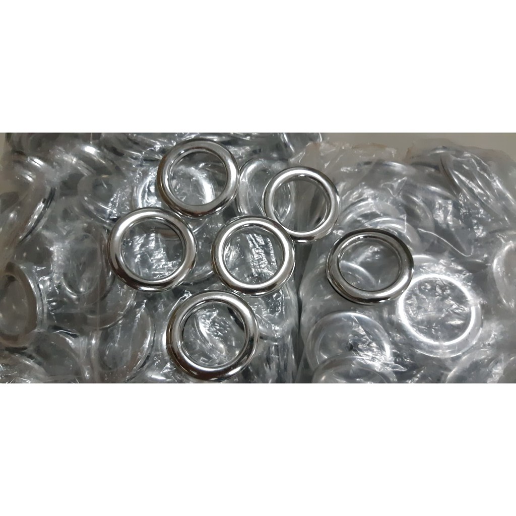 ห่วงตาไก่-ตาไก่ผ้าม่าน ขนาด 40mm วงใน 4.2 cm/วงนอก6.5cm