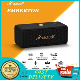 Marshall EMBERTON - ลําโพงบลูทูธไร้สาย IPX7 กันน้ํา สําหรับเล่นกีฬากลางแจ้ง