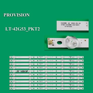 หลอดแบล็คไลท์ TV PROVISION  รุ่น:LT-42G53_PKT2( 5LED 8เส้น)สินค้าใหม่