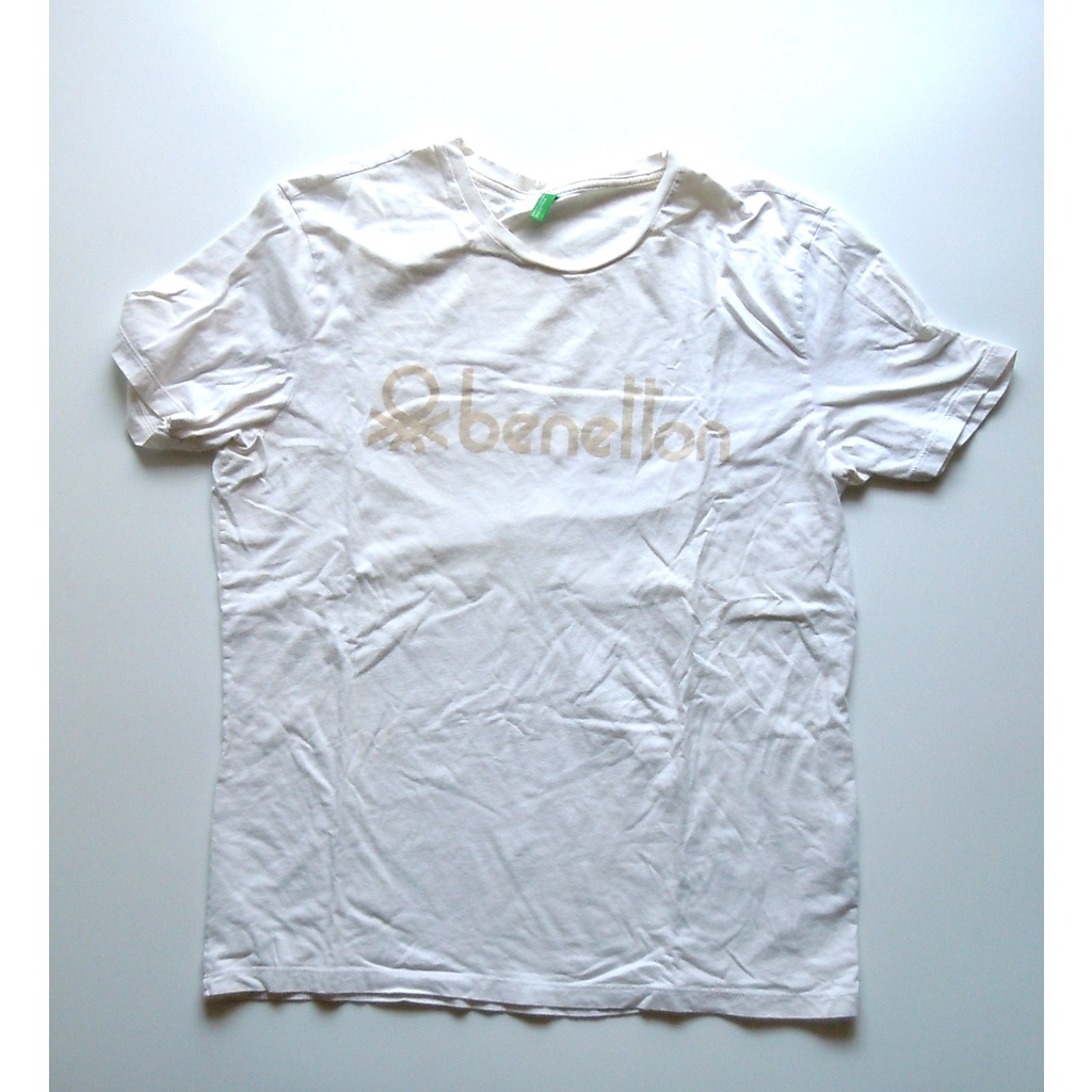 เสื้อยืดมือสอง United Colors of Benetton T-Shirt สีขาว L