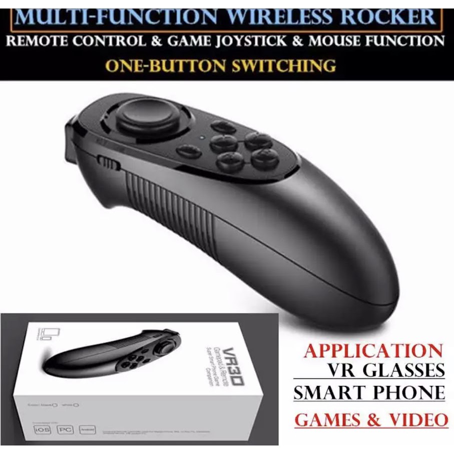 พร้อมส่ง MOCUTE 052 VR รีโมทคอนโทรลไร้สายควบคุมสำหรับ iOS สมาร์ทโฟน Android Wireless gamepad สำหรับ VR controller