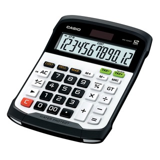 เครื่องคิดเลข สีขาว+ดำ คาสิโอ WD-320MT White + Black Calculator Casio WD-320MT