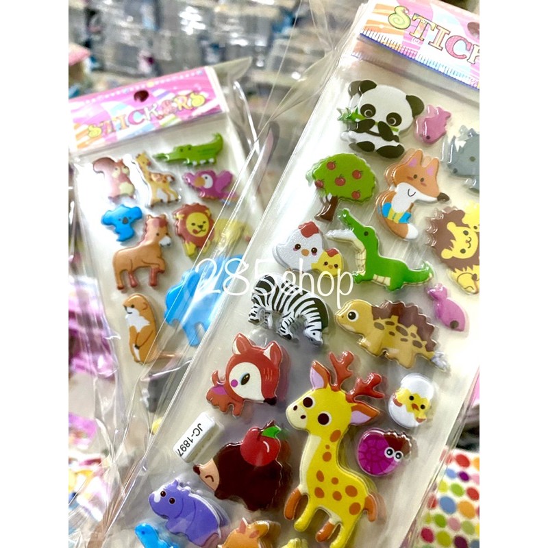 สติ๊กเกอร์นูน ชุดโปร 30 แผ่น พร้อมส่ง สติกเกอร์ เด็ก สติ้กเกอร การตูน การ์ตูน sticker pvc 3d สามมิติ