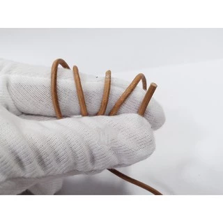 เชือกหนังแท้เส้นกลม10หลา มีขนาด 1มม,1.5มม, 2มม, 2.5มม, 3มม, 4มม, 5มม. Genuine Leather Round Cord