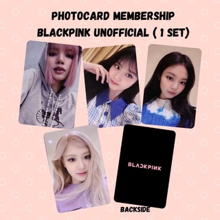 โฟโต้การ์ด Blackpink MEMBERSHIP WEVERSE UNOFF (1 ชุด)