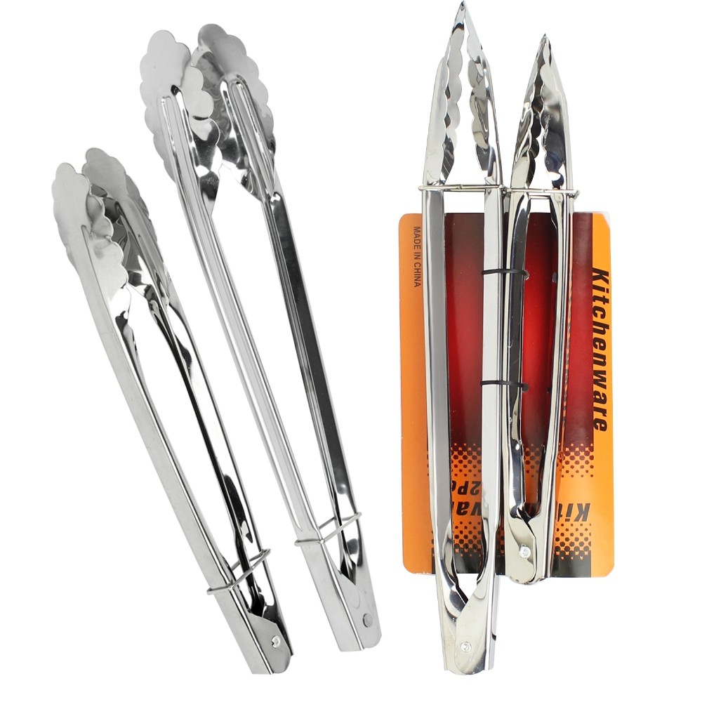 ที่คีบ ที่คีบอาหาร 2 ชิ้น 2ขนาด  รุ่น 2-Pieces-Stainless-Steel-Picker-05a-June-Beam