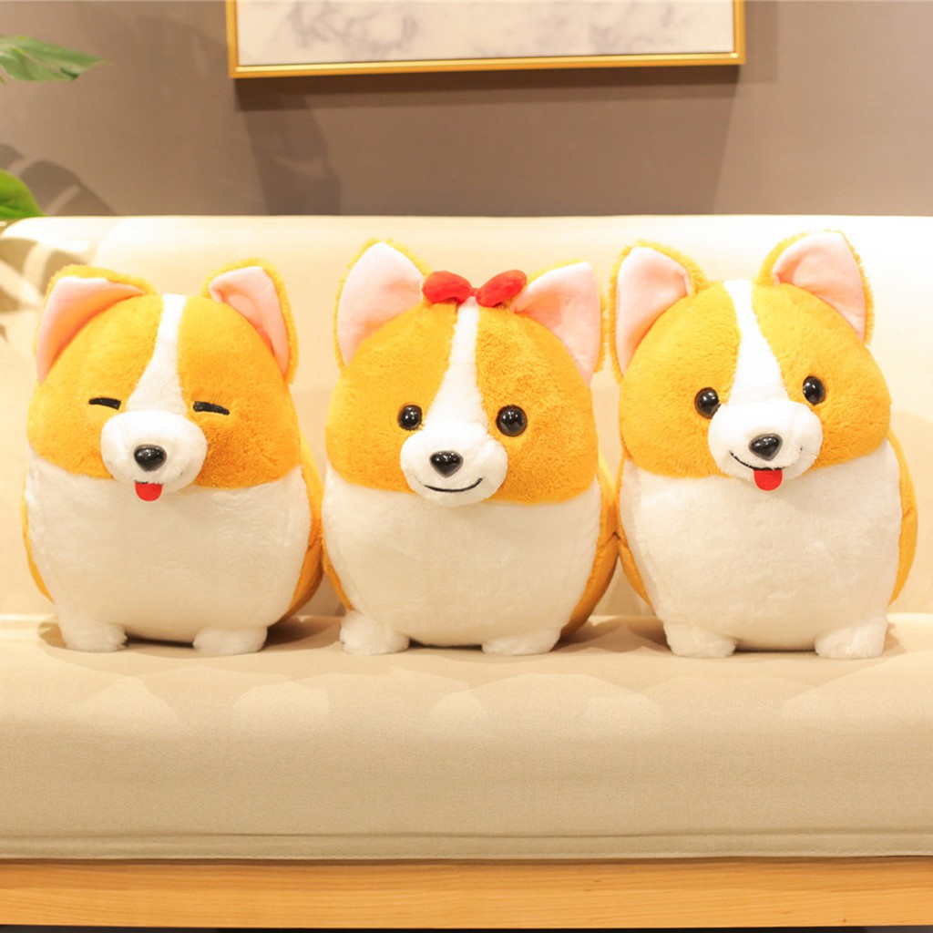 smile dog plush