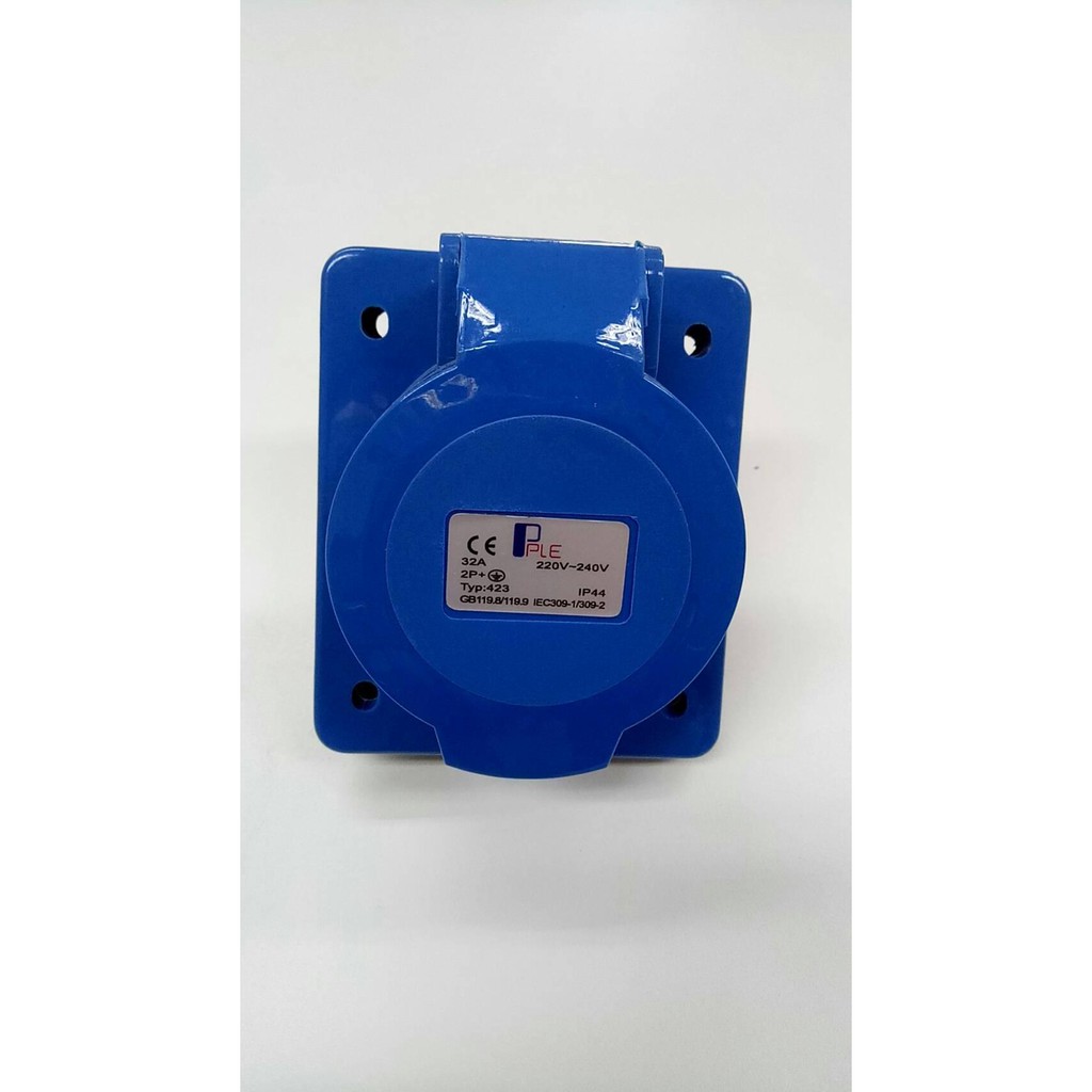 Socket lndustrial Socket  ปลั๊กตัวเมียฝัง 16A ,32A  2P+220-240VAC,16A ,32A 3P+380-415VAC ,16A ,32A 3