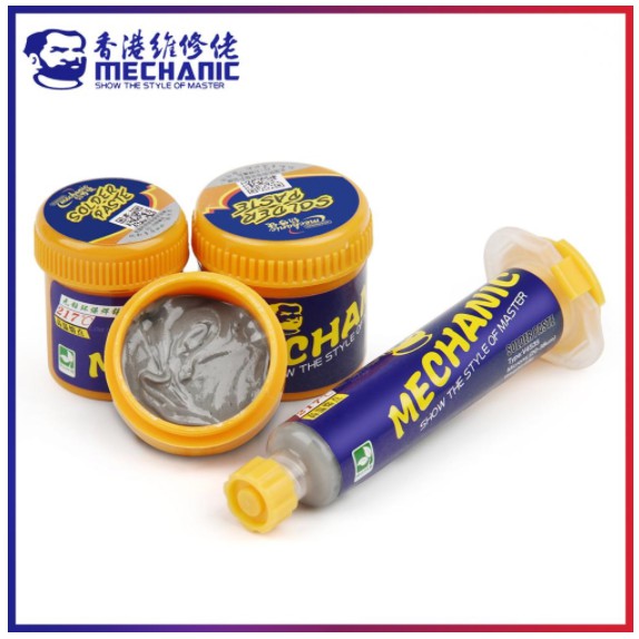 ขายดี MECHANIC ของแท้ บัดกรีวาง 138℃/158℃/183℃/217℃ ชุดเครื่องมือซ่อมแซมบัดกรี ฟลักซ์ละลายจุด Sn63 Pb37 PCB BGA CPU LED