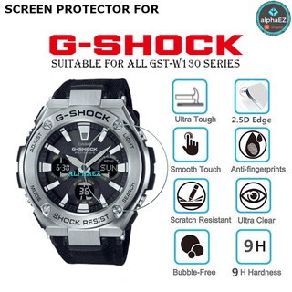 Casio G-Shock GST-W130 Series 9H ฝาครอบป้องกันหน้าจอนาฬิกา GSTW130 กระจกนิรภัยแข็ง ป้องกันรอยขีดข่วน