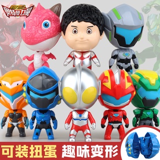 เหล็ก Flying Dragon Ultraman Rise Boy ของเล่นเด็กแคปซูลตุ๊กตาการ์ตูนตุ๊กตาหุ่นยนต์