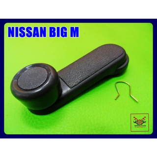 NISSAN BIG-M WINDSHIELD HANDLE "BLACK" SET LH&amp;RH (1 PC.) // มือหมุนกระจก "สีดำ" (1 อัน) ใช้ได้ทั้งซ้าย และ ขวา