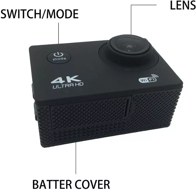 H9R กล้องติดหมวก/กล้องดำน้ำ Action Camera 4K WiFi thumbnail 5
