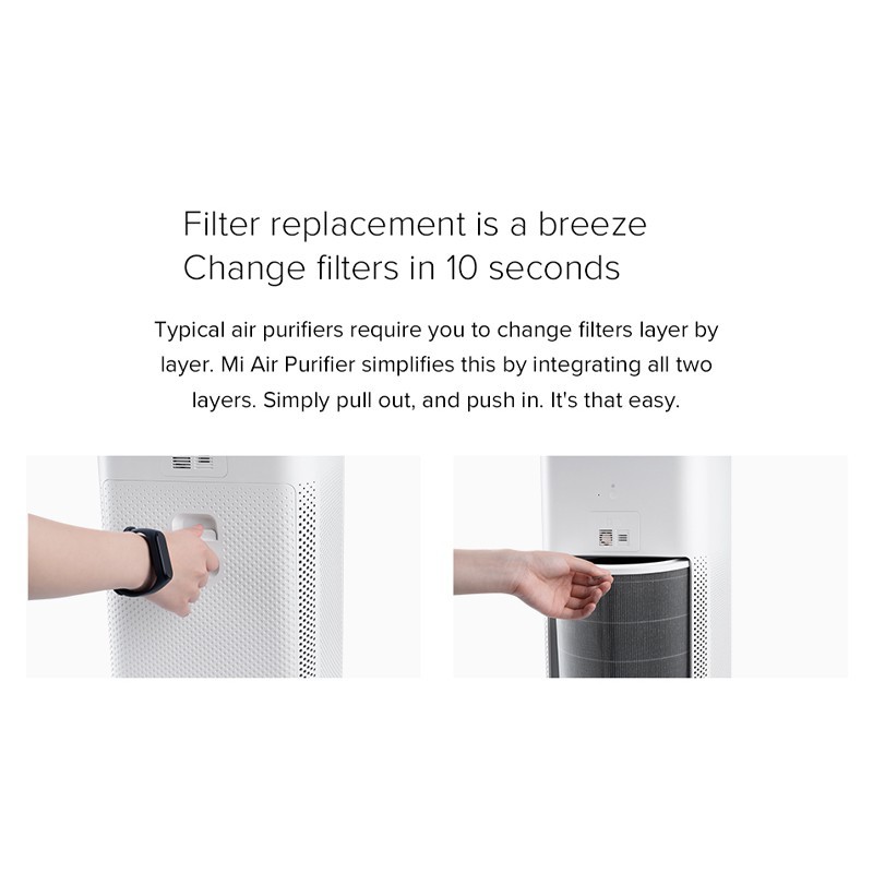 Xiaomi Mi Air Purifier Filter HEPA Black ไส้กรองอากาศ สำหรับ Pro 2S 3H