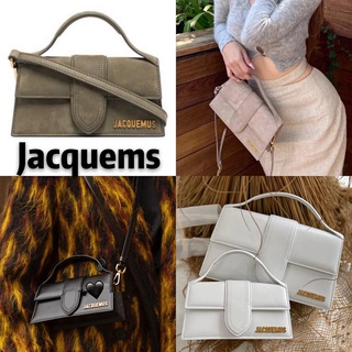 พรี Jacquemus 2056 bamnino กระเป๋าถือ หนังแท้กระเป๋าแฟชั่น แบรนด์เนน กระเป๋าสะพาย