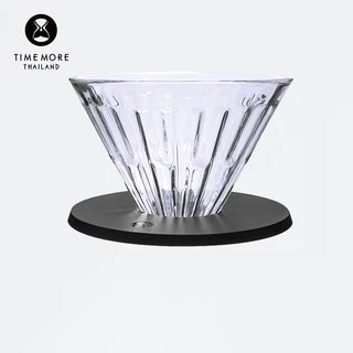 TIMEMORE ดริปเปอร์กาแฟ - Crystal Eye Glass Dripper (PC Holder)