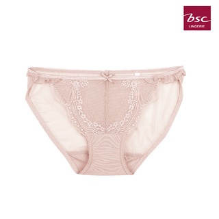 BSC Lingerie Panty กางเกงชั้นในลูกไม้เซ๊กซี่ รูปเเบบบิกินนี่ - BU1398 BL,GO,IV,LT,OR,WI