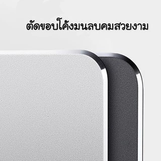 แผ่นรองเม้าส์ Aluminum Mouse Pad ทนทานใช้งานลื่นไหล ทำความสะอาดง่าย ไม่เป็นแหล่งสะสมเชื้อโรค