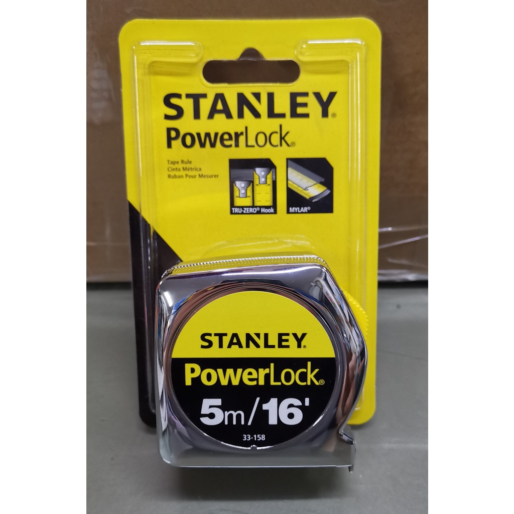 ตลับเมตร​ STANLEY​ POWERLOCK​ 33-158 5เมตร​ แท้