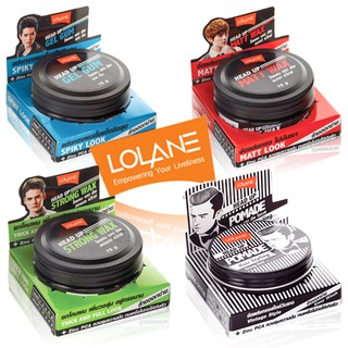 Lolane - Lolane head up gel gum - pomade - strong wax - matt wax ขนาด 75 g. โลเลน เจลใส่ผม โพลเมด ใส่ผม