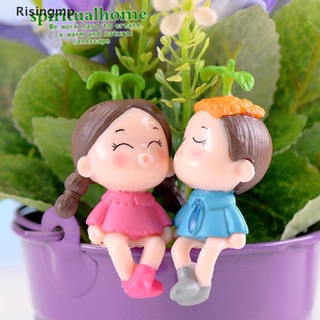 (Risingmp) ฟิกเกอร์คู่รัก สําหรับบ้านตุ๊กตา สวน 1 ชุด