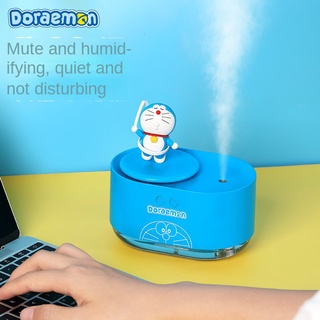 Doraemon เครื่องทำความชื้นแบบตั้งโต๊ะทรงกลม Doraemon เครื่องทำความชื้นตั้งโต๊ะแบบหมุนได้