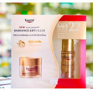 EUCERIN HYA RADIANCE-LIFT NING 50ML+SERUM30ML SAVE22%