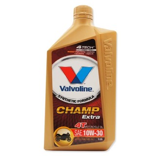 VALVOLINE น้ำมันเครื่อง 4T รุ่น CHAMP EXTRA SAE 10W-30 ขนาด 0.8Lสำหรับมอเตอร์ไซค์