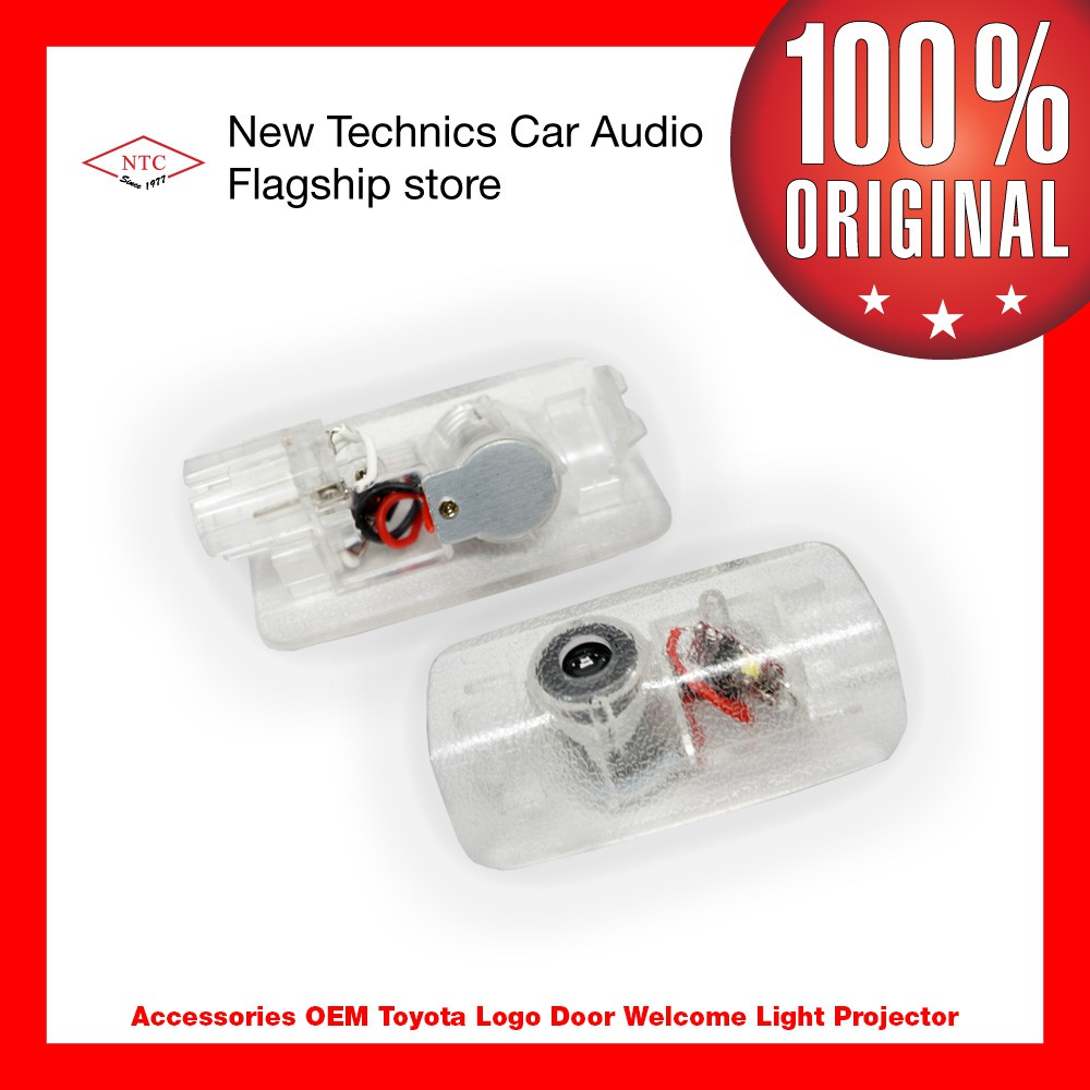 อุปกรณ์เสริม OEM Toyota Logo Door Welcome Light Projector