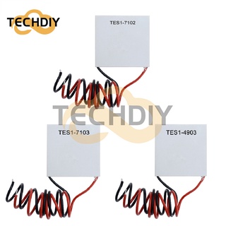 แผ่นโมดูลฮีทซิงค์ระบายความร้อน พลังงานต่ํา TES1-7102 TES1-7103 TES1-4903 TEC1-12706