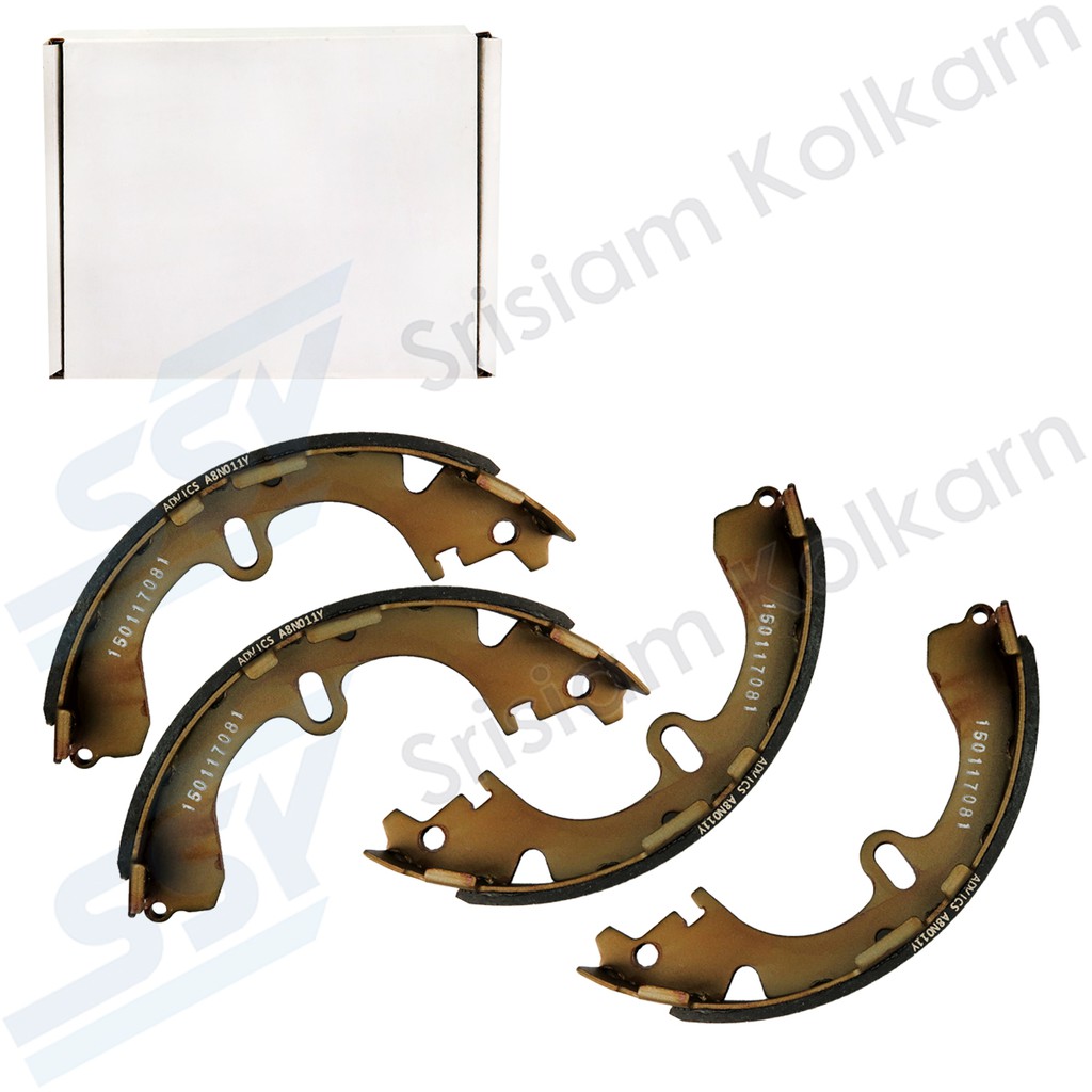 ก้ามเบรคหลัง AE80 ADVICS ( A8N011Y ) [66854890] ( 1 ชุด )