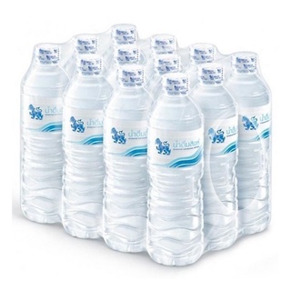 น้ำดื่ม ตราสิงห์ ขนาด 600 มล./ml แพ็คละ 12 ขวด Drinking Water