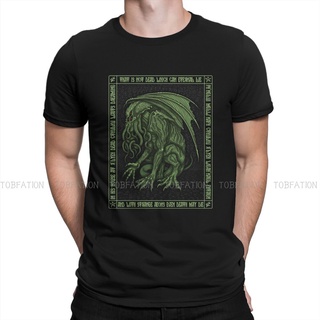 เสื้อยืดวินเทจเสื้อยืด พิมพ์ลายกราฟิก Cthulhu Mythos Horror of Azhmodai สีดํา แนวสตรีท สําหรับผู้ชาย S-6XLS-5XL