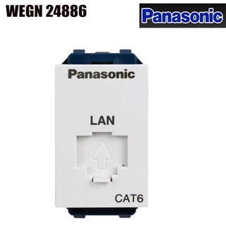 PANASONIC เต้ารับคอมพิวเตอร์ CAT6 WEG /WEGN 24886 สีขาว,สีเทา,สีดำ