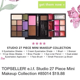 e.l.f. Studio 27 Piece Mini Makeup Collection