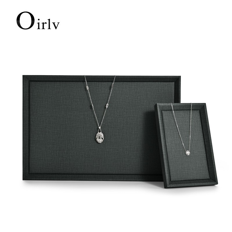 Oirlv ถาดหนัง สําหรับจัดเก็บเครื่องประดับ แหวน ต่างหู สร้อยคอ นาฬิกาข้อมือ P098 P099