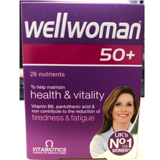 Wellwoman 50plus วิตามินรวมสำหรับผู้หญิงที่มีอายุ 50 ปีขึ้นไป