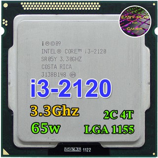 ⚡️CPU Intel Core i3-2120 2คอ4เทรด 65W LGA 1155 ฟรีซิลิโคน1ซอง i3 2120