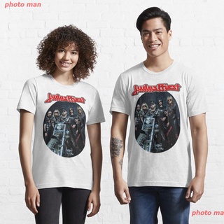 photo man judas priest trending selling Essential T-Shirt เสื้อJudas Priest จูดาสพรีสต์ เสื้อคู่ women