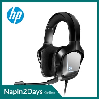 HP หูฟัง รุ่น H220 Gaming Headset (Black)  - แสงไฟ LED ทำให้คุณโดดเด่นท่ามกลางจากฝูงชน - ที่อุดหูที่เป็นมิตรต่อผิวหนังแล