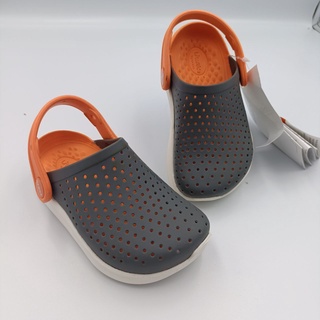 รองเท้าแตะ Crocs LiteRide Clog เบอร์ 24 ถึง35 ใส่ได้ทั้งเด็กหญิงและเด็กชาย ใส่สบายพื้นนุ่ม