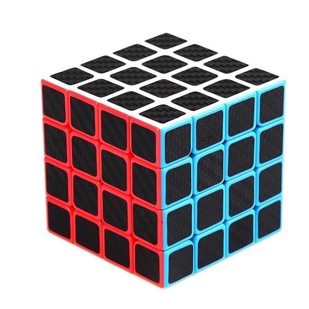Rubicks Cube 22 3x3 4x4 สติกเกอร์คาร์บอนไฟเบอร์ Professional 33 Rubicks Magic Cube 2x2 ความเร็วของเล