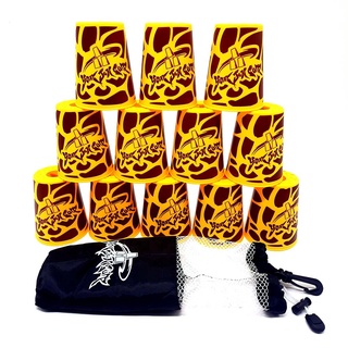 แก้วสแต็ค YJ Speed Stack Cups Set 12 Pcs Family Sport Game Stacking Rapid FastYJ(Giraffe)