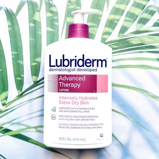 ลูบริเดิร์ม โลชั่น สำหรับผิวแห้งมาก Advanced Therapy Lotion Intensely Hydrates Extra - Dry Skin 473 ml (Lubriderm®)